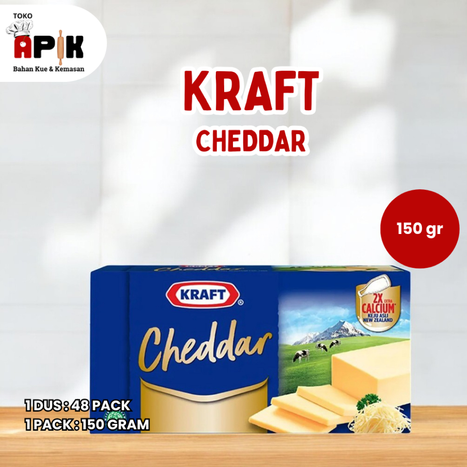 

KEJU KRAFT CHEDDAR 150GRAM