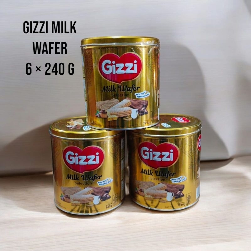

Aneka Snack Cemilan Murah Gizzi Milk Wafer 240gr
