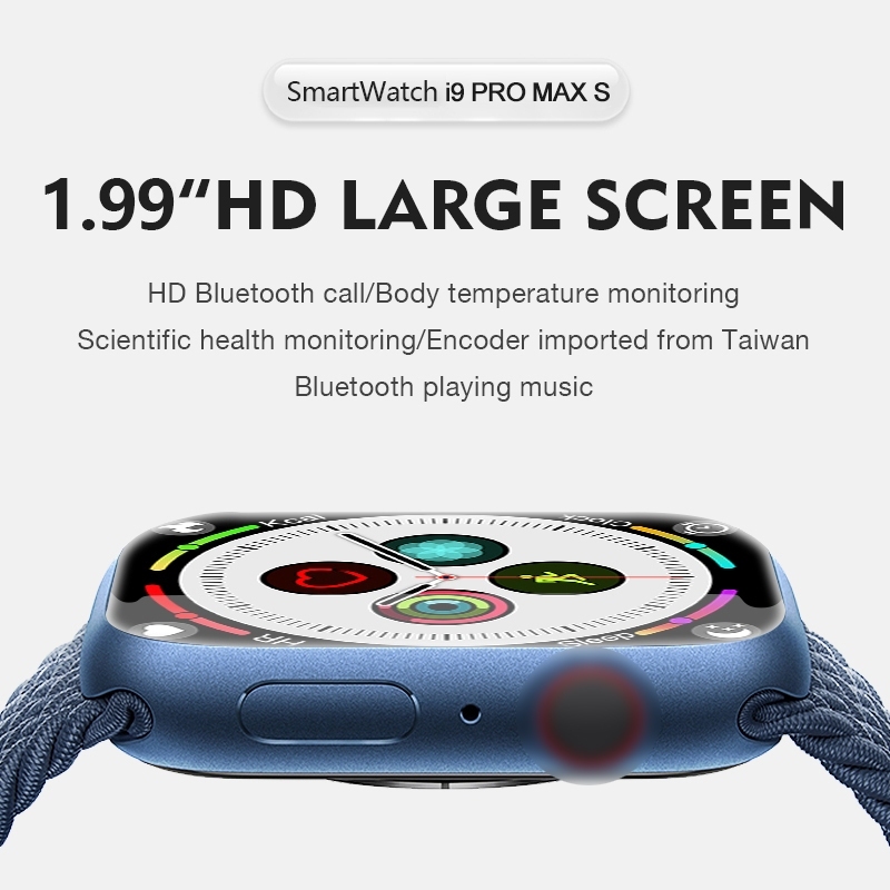Smartwatch 9 i9 PRO MAX S B13 Layar Full HD Wireless Charger Jam tangan pria wanita