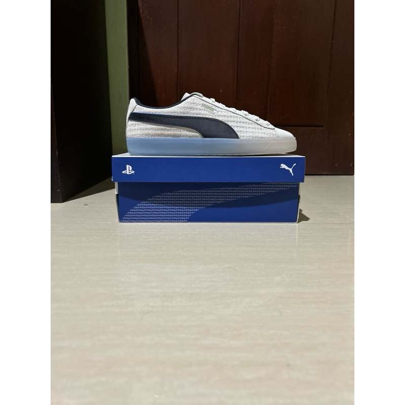 Puma suede X Playstation glacial grey