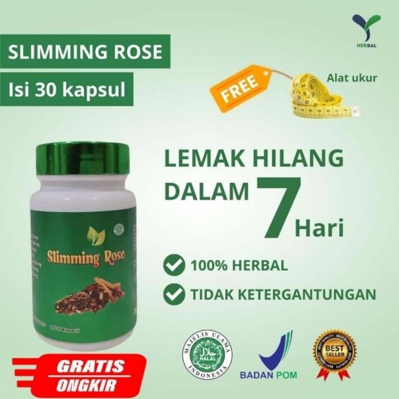 SLIMING ROSE BY HERA Obat PelngsingBadan Herbal Ampuh Asli Original