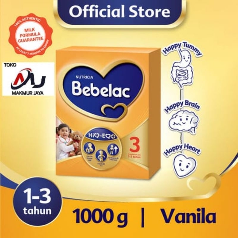 

Bebelac 3 Vanilla 1000gr