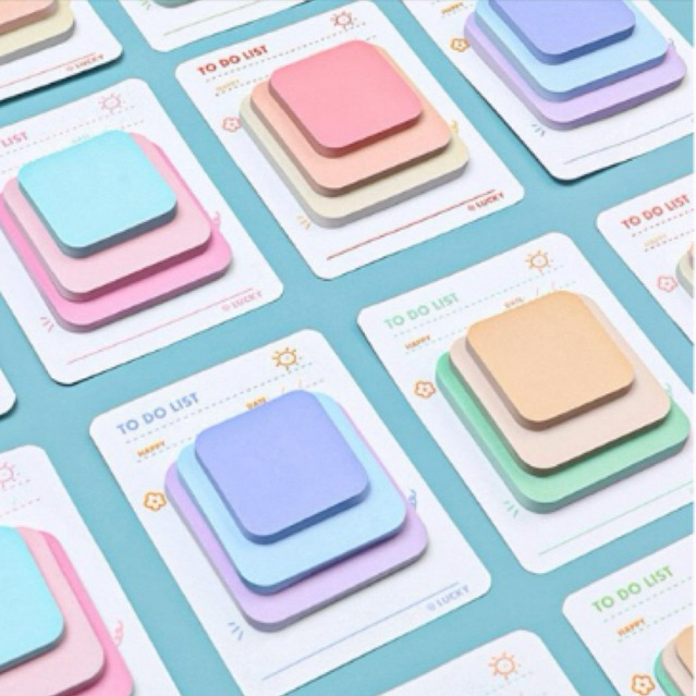 

3 IN1 STICKY NOTE BASIC COLORFUL / POST-IT NOTES / MEMO KERTAS