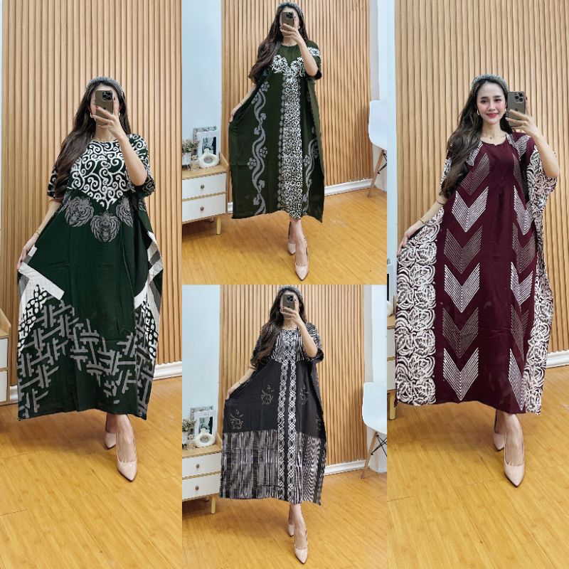 Promo - Daster lowo wanita kekinian terbaru || Daster lowo jumbo Ld 150 viral bahan Twill Rayon Supe