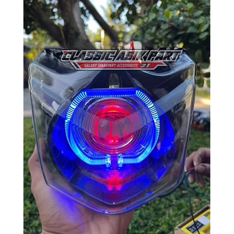 REFLEKTOR LAMPU DEPAN HONDA BEAT KARBU BEAT LAMA BILED LED