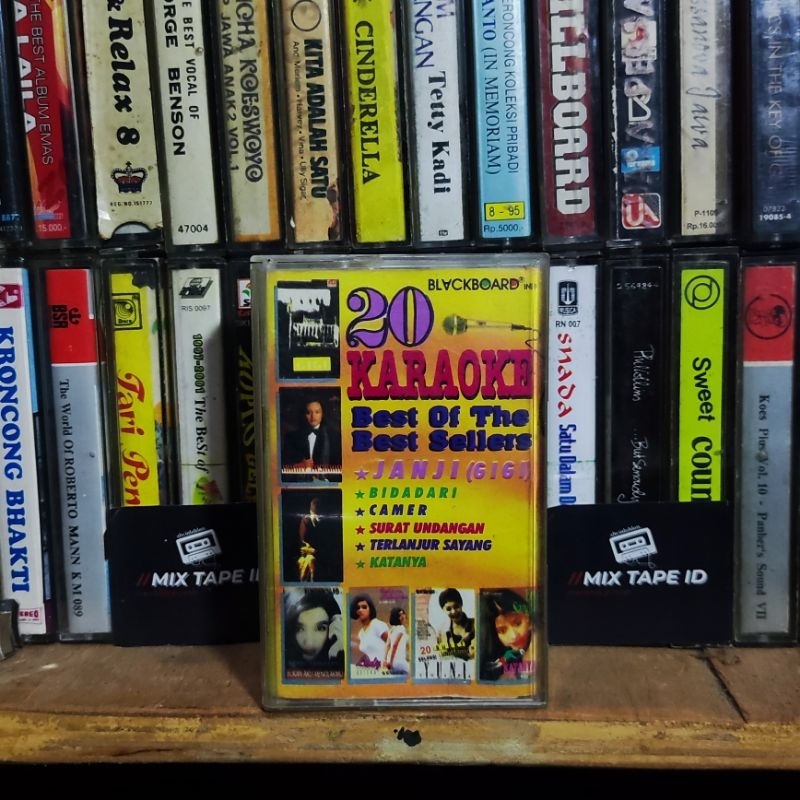 Kaset Pita - 20 Karaoke Best Of The Best Sellers - Radio Tape - Kaset - Radio - Pemutar Kaset - Musi