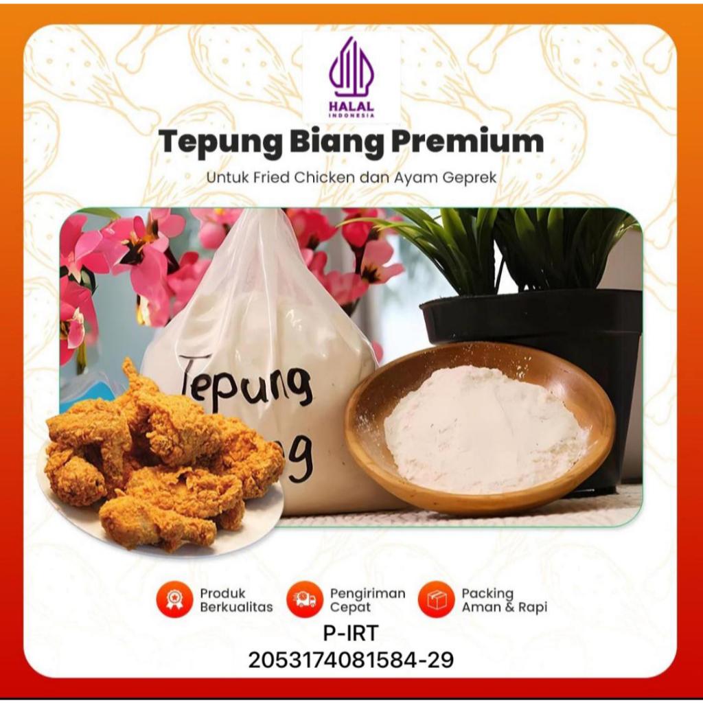 

(BUMBU RAHASIA) Tepung Biang KFC Fried Chicken Premium - Tepung Biang Untuk 1kg dan 2kg Tepung Terigu - Tepung Crispy Anti Gagal / Tepung Serbaguna