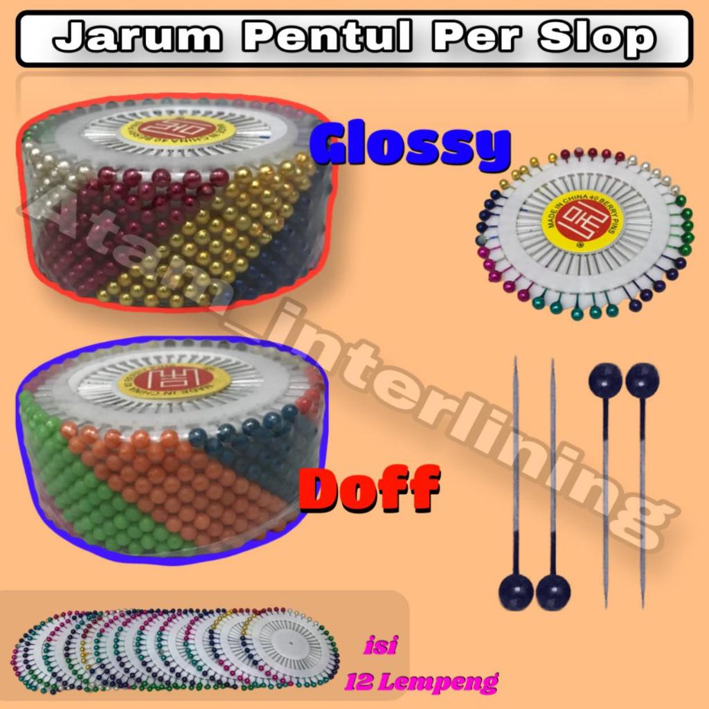 1 Slop | Jarum Pentul Hight Quality | Jarum Pola Jahit | jarum pentul hijab | jarum pentul stainless