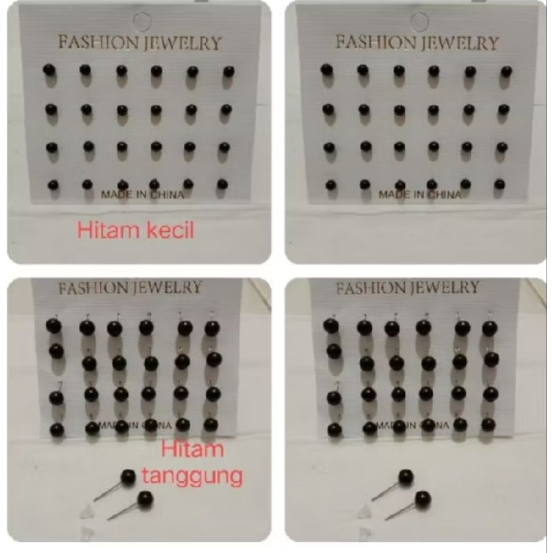 Anting mutiara hitam