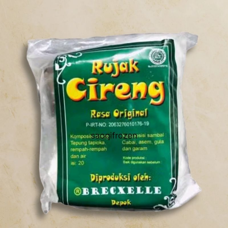 

Rucir Cireng Rujak Brecxelle isi 20 pcs