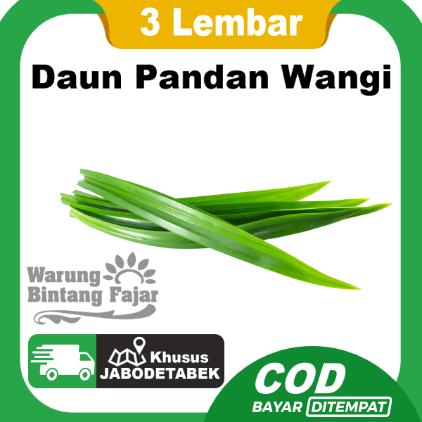 

Daun Pandan Wangi Segar 3 Lembar Rempah Herbal Wedang