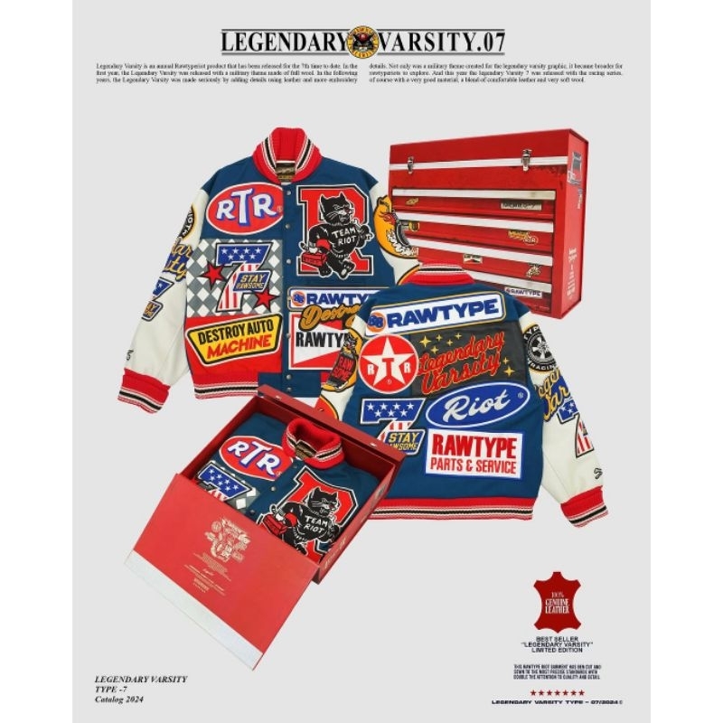 VARSITY LEGENDARY 7 - Rawtype Riot