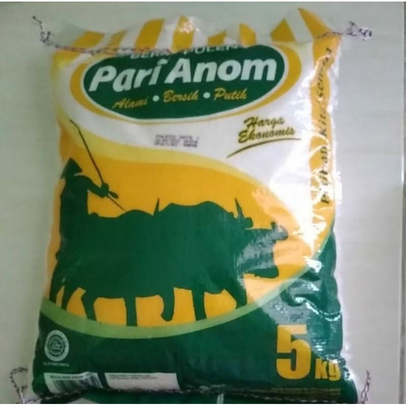 

Beras Pari Anom murah 5 kg ( 5 pack)