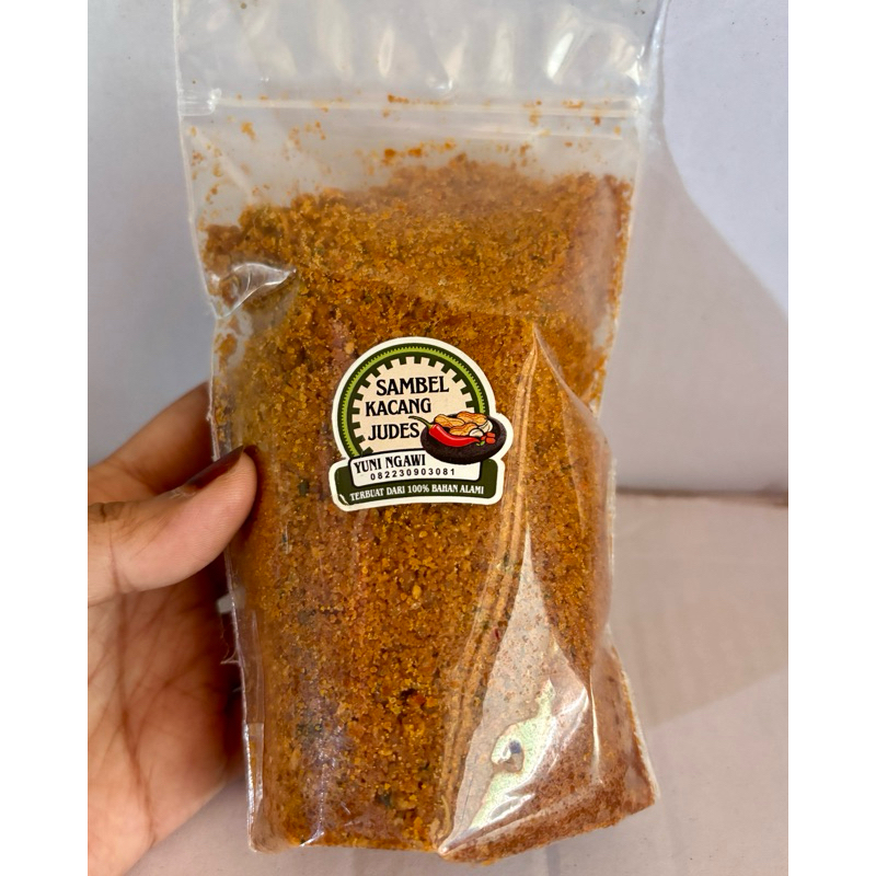 

SAMBAL KACANG JUDES (jujur pedes) kemasan 250gr