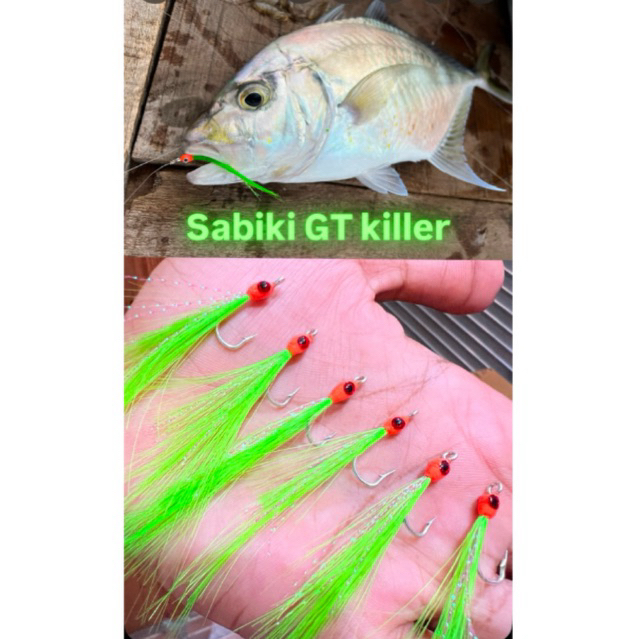 sabiki micro casting carolina rig/sabiki jigging (isi 2 pcs)