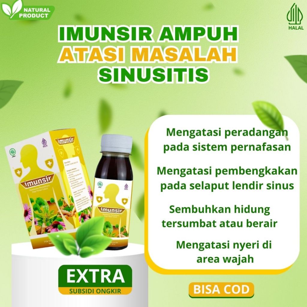 

IMUNSIR - SIRUP HERBAL ORIGINAL- MENINGKATKAN STAMINA DAN DAYA TAHAN TUBUH ATASI MASALAH PERNAFASAN
