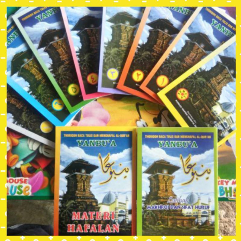YANBU'A PAKET 10 KITAB (PRA-JILID7+MATERI HAFALAN+MAKHROJSHIFAT) 100% ORIGINAL