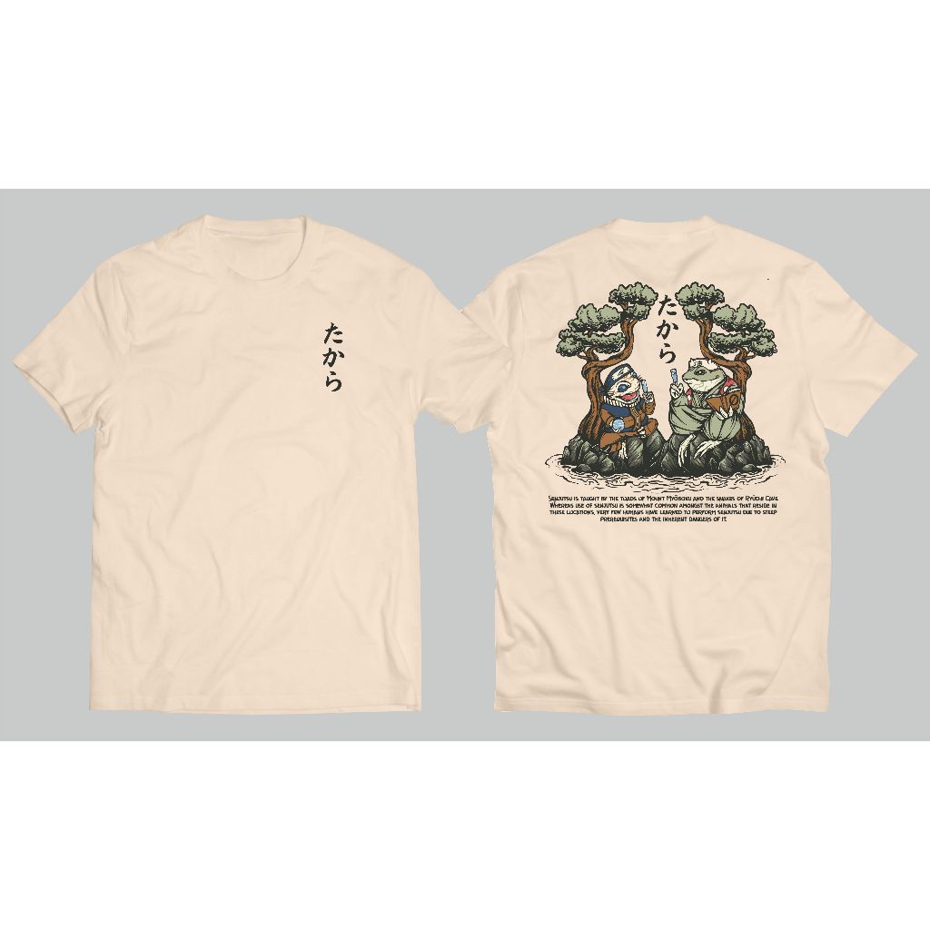 JIRAIYA - KAOS PREMIUM DEWASA UNISEX MOTIF ANIME NARUTO BORUTO KARAKTER JIRAIYA