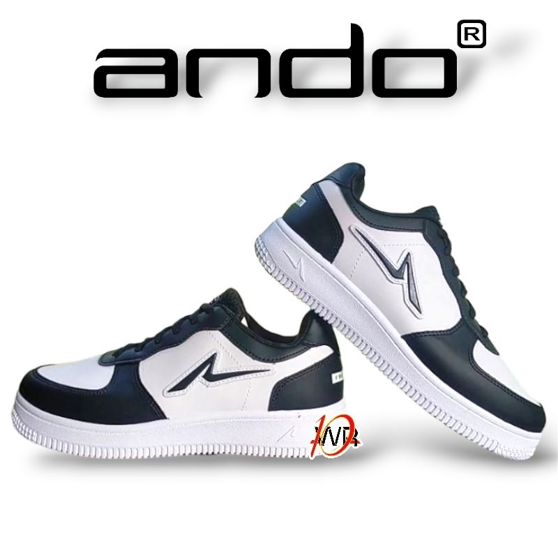 SEPATU SNEAKER PUTIH ANDO TRICKS PRIA 39-43 ORIGINAL
