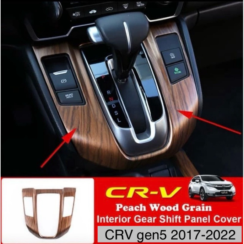 accesoris CRV turbo gen5 panel Wood panel gear level transmisi
