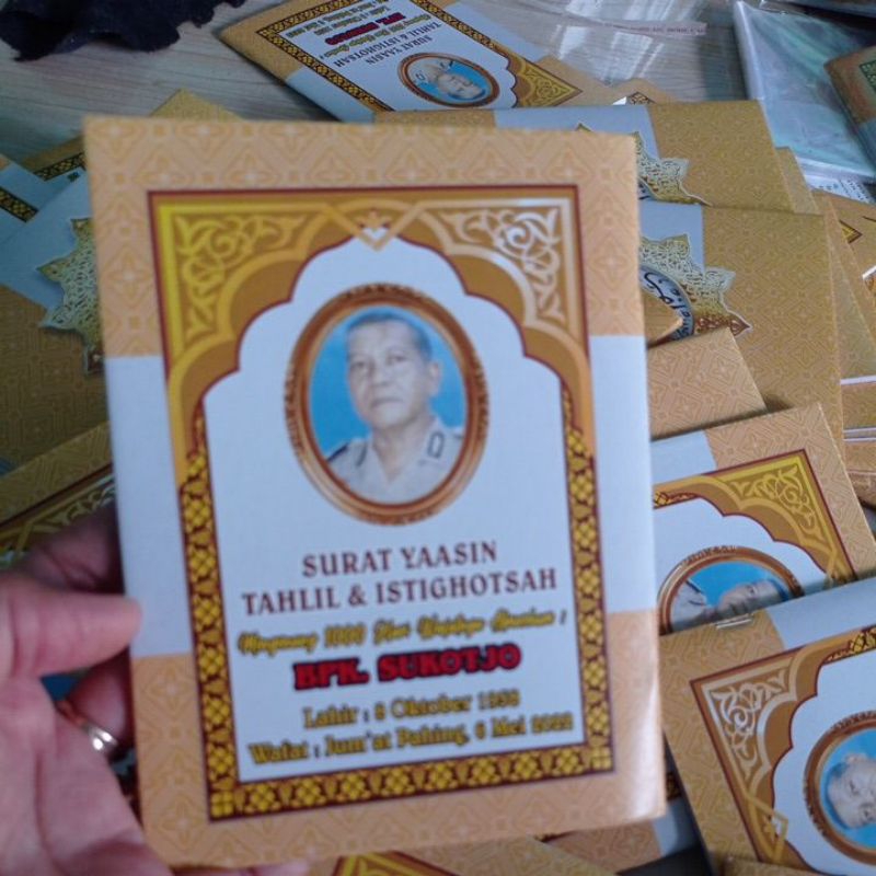Buku Yasin Tanpa terjemahan Cover Custom