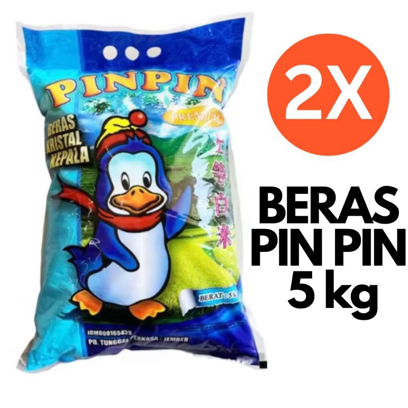 

BERAS PIN PIN 5 Kg - 2 PAK ( KHUSUS INSTAN)