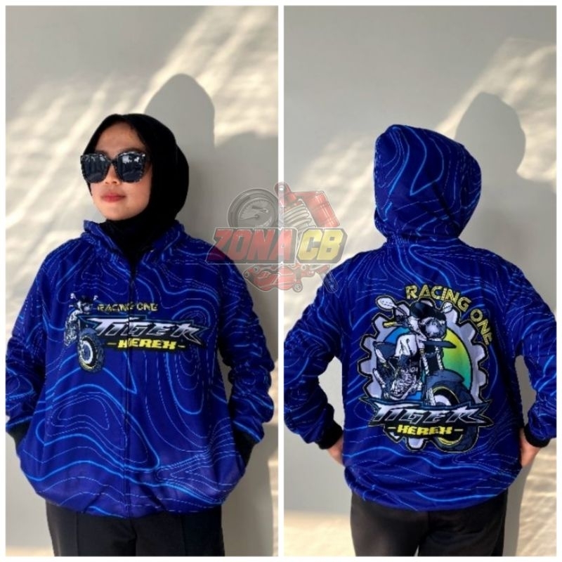 JAKET HONDA TIGER HEREX RACING DISTRO PREMIUM GANK / jaket tiger revo tilam tilas gl200 herex