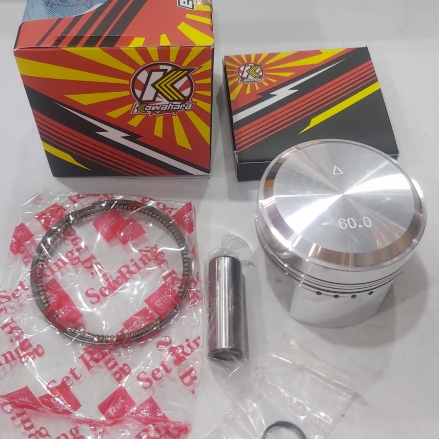 piston kawahara 60 13 pen pin 13 mm plus ring seher