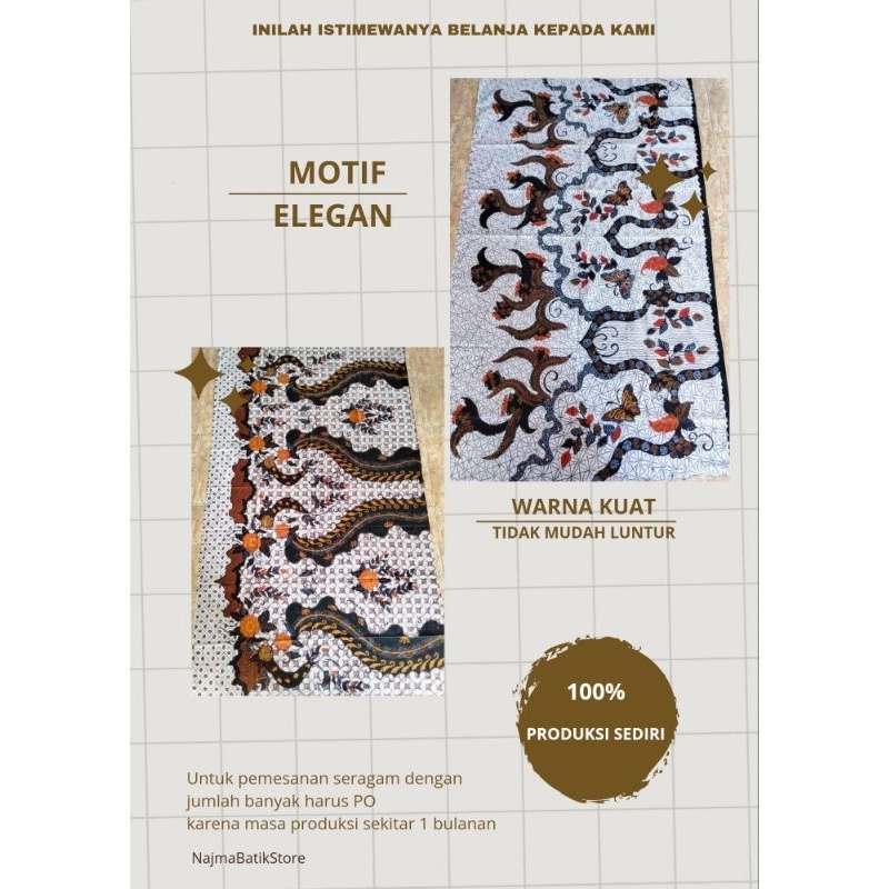 Najma Batik Batik Tulis Madura Batik Wanita Batik Pria Batik Couple Batik Murah