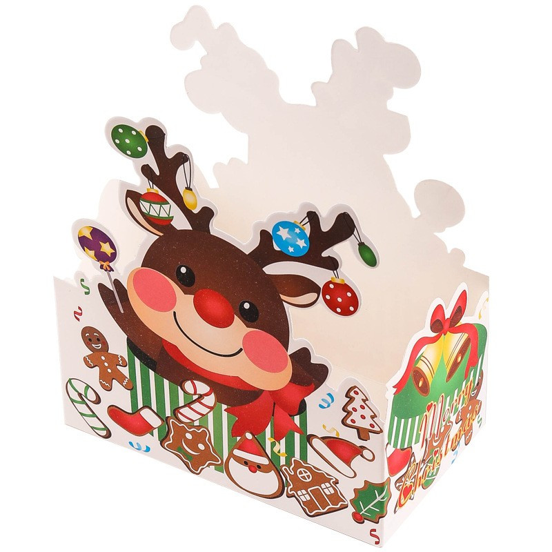 

(10sets) plastik Natal bungkusan cookies natal kemasan cookies natal - Deer