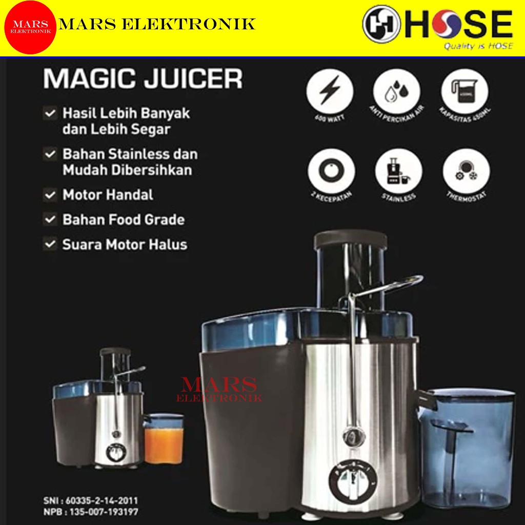 HOSE JUICER MAGIC JUICER - PENGEKSTRAK BUAH JUICER HOSE - READY