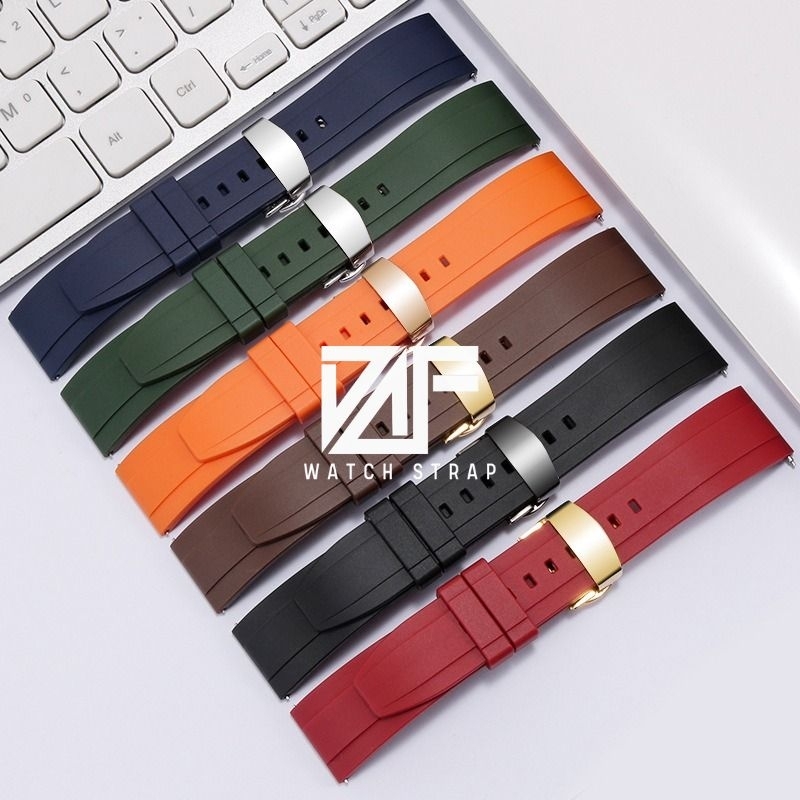 DAF SILIKON SILICONE HANDMADE PEN QUICK RELEASE PEN TARIK PEN OTOMATIS Strap tali jam tangan kulit m