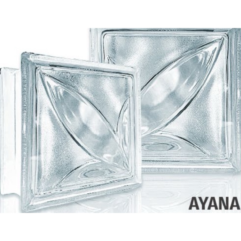 Glass Block Mulia 81 Ayana (190x190x95mm) per Dus isi 6