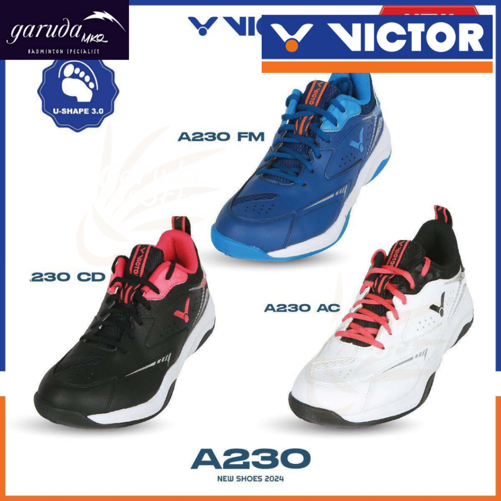 SEPATU BADMINTON VICTOR A230 / VICTOR A 230 / Sepatu Badminton Victor Original
