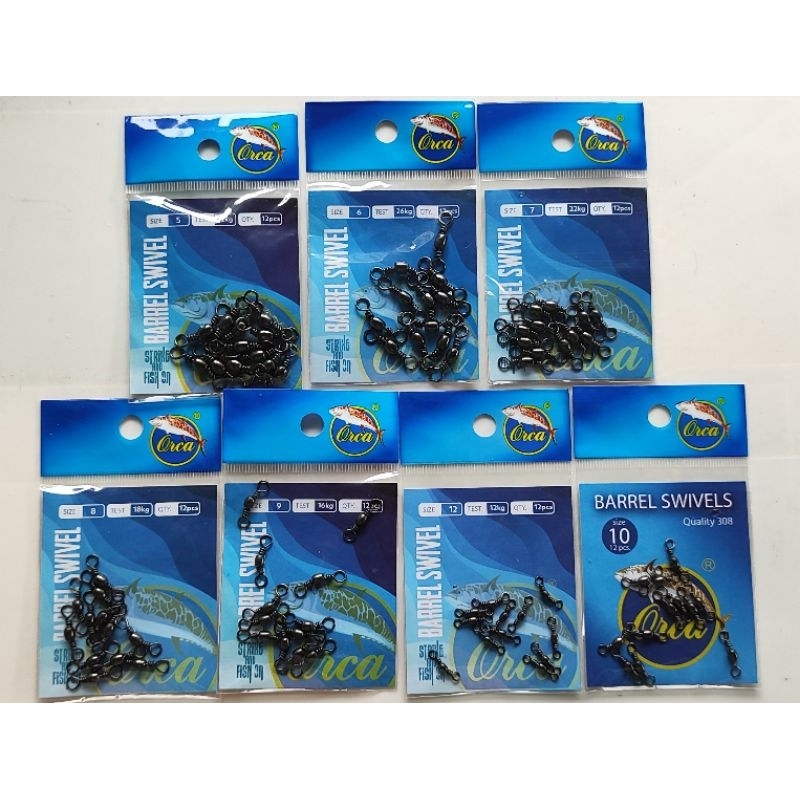 Barrel Swivel Kili Kili ORCA / Swivel Pancing ORCA kuat dan murah bisa COD