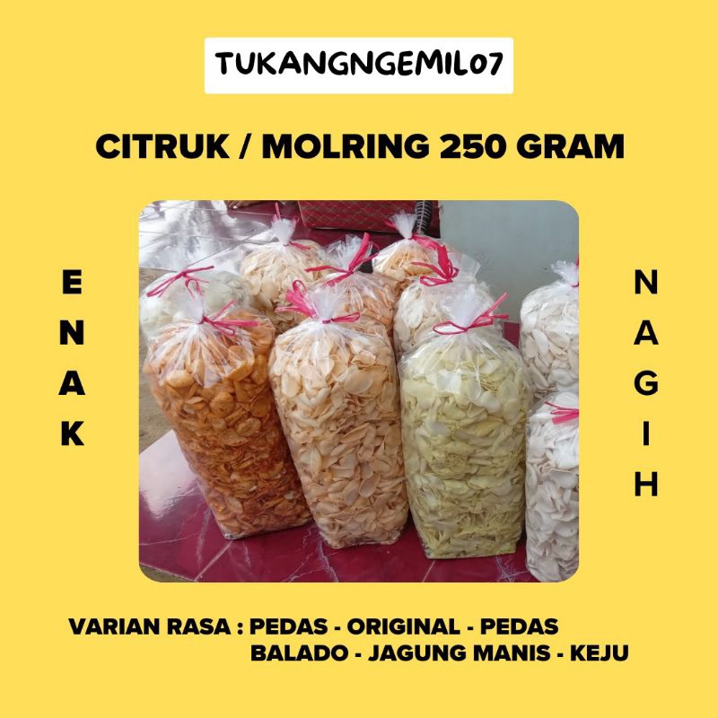 

Citruk//Molring ukuran kemasan 250 gr