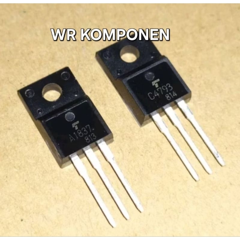 TRANSISTOR TOSHIBA A1837 C4793 ORIGINAL.1SET