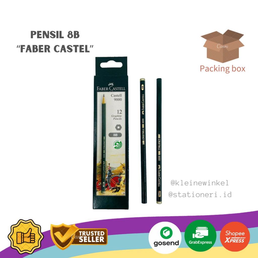 

Pensil 8B Faber Castel [ 1 PCS ]