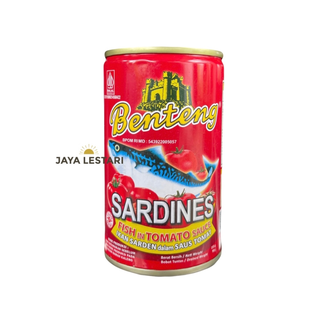 

Benteng Ikan Sarden Sardines Saus Tomat (155g)