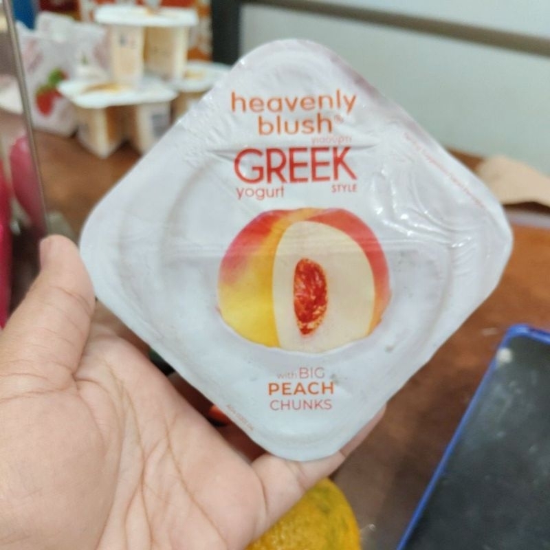 

Yogurt Havenly blush greek peach 100g