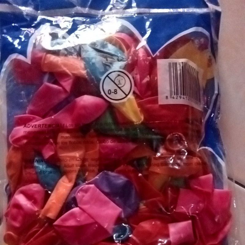 Balon latex metalik isi 100 pcs