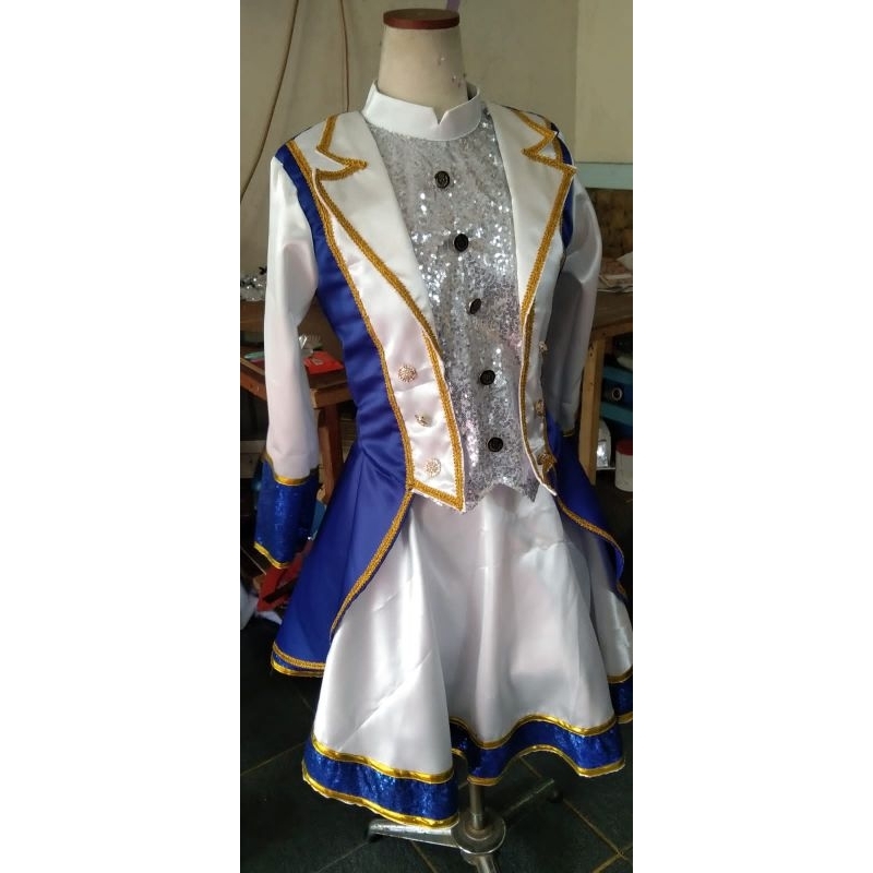 Baju Seragam Kostum Mayoret / Majorrete Baju / Seragam Drum Band / Kostum Marching Band untuk anak T