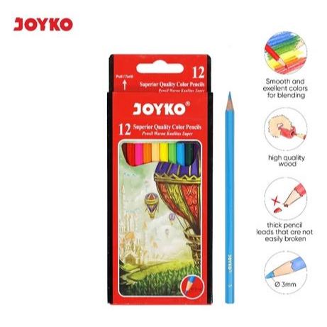 

Pensil Warna Panjang Joyko 12 Warna CP-100