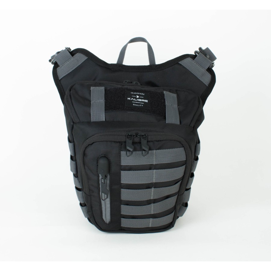 Tas Selempang Kalibre Delta Seven Legpack Travel Pouch Thigh Bag 921618 000 Black tas pria tas paha 