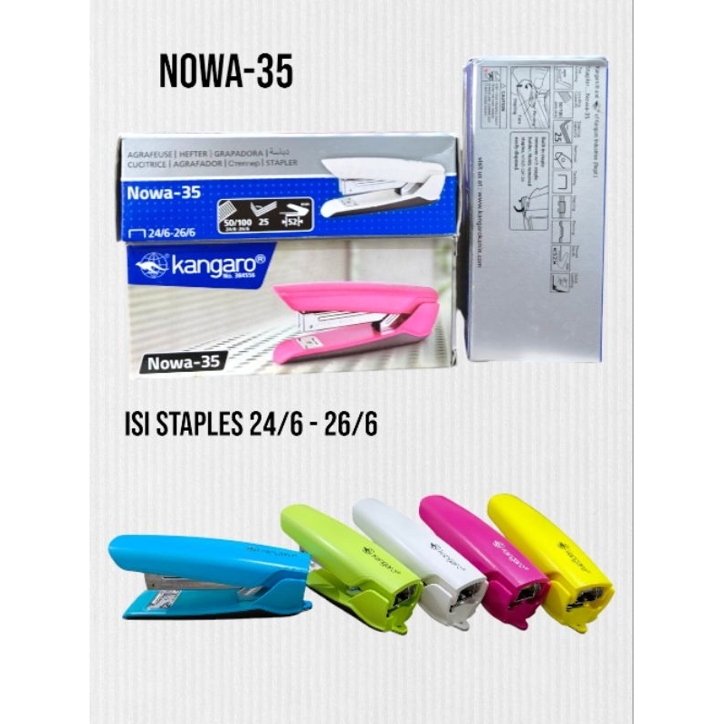 

STAPLER / STAPLER BESAR STANDAR / STAPLER KANGARO BESAR (NOWA-35)