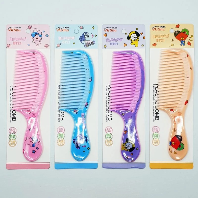 Sisir Rambut  Anak Ukuran Kecil 15 cm Karakter Gambar Anak Anak Korea KARTUN LUCU
