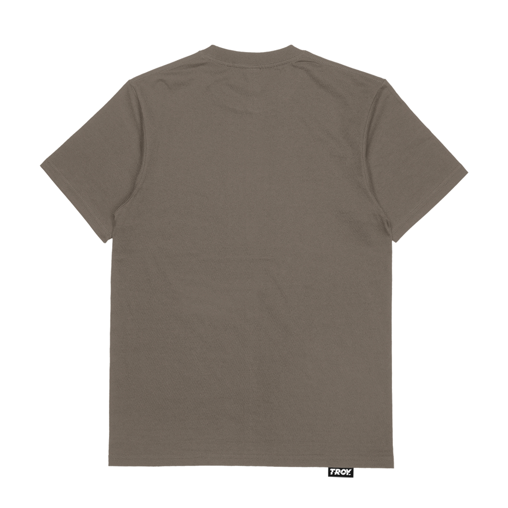 Troy Company Tshirt Maple Brown In Hyena - Kaos Lengan Pendek Kaos Coklat Maple MTD 2886