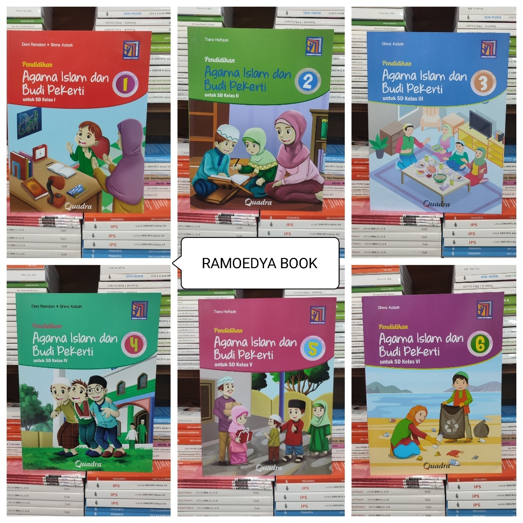 Buku Agama Islam SD kelas 1,2,3,4,5,6 Kurikulum Merdeka Quadra
