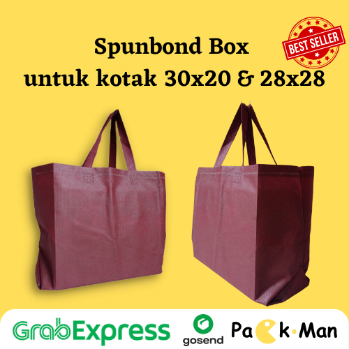 

[PROMO] Tas Spunbond Kotak Kue Brownies Ukuran Besar 30x20 & 30x28