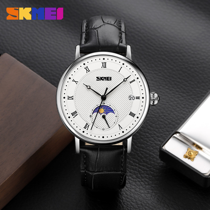 SKMEI 9308 Original Jam Tangan Pria Analog Leather Tahan Air